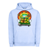 Pigment Grape Ice St. Patrick's Day truck Urban Hoodie - OliviaCreatesArt