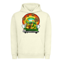 Pigment Pistachio St. Patrick's Day truck Urban Hoodie - OliviaCreatesArt