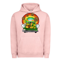 Pigment Salmon St. Patrick's Day truck Urban Hoodie - OliviaCreatesArt