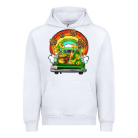 White St. Patrick's Day truck Urban Hoodie - OliviaCreatesArt