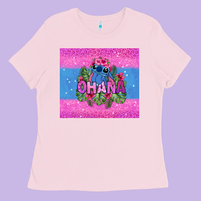 Ohana Stitch Ladies Tee Designed By Zillion Design Studio