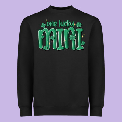 One Lucky Mini Heavyweight Sweatshirt Designed By Maliassmallbusiness