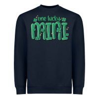 Navy one lucky mini Heavyweight Sweatshirt - MaliasSmallBusiness