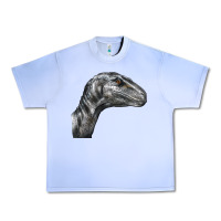 Grape Ice Velociraptor Face Urban Heavy Tee - LillyAllenDesigns