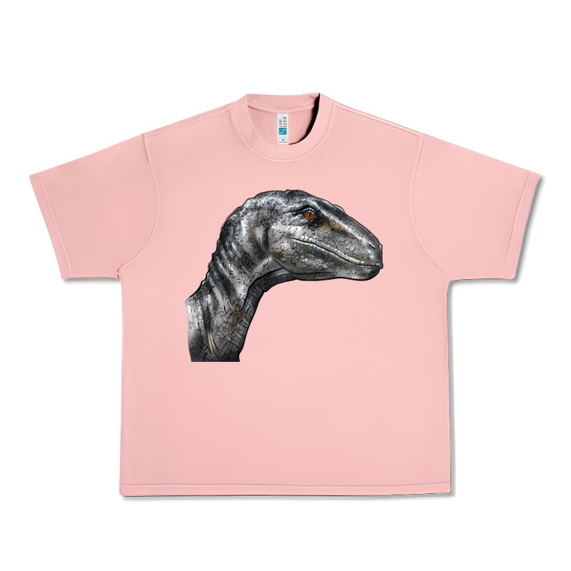 Velociraptor Face Urban Heavy Tee by LillyAllenDesigns | Teevron
