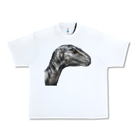 White Velociraptor Face Urban Heavy Tee - LillyAllenDesigns