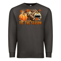 Smoke Tis' the season Football and light yellow helmet Premium Sweatshirt - NancyCooperArtShop