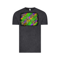 Vintage Black mardi gras fleur de lis background Vintage Tee - Jasminsmagicworld