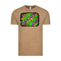 Vintage Coffee mardi gras fleur de lis background Vintage Tee - Jasminsmagicworld