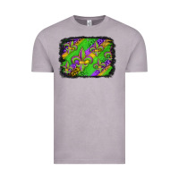 Vintage Zinc mardi gras fleur de lis background Vintage Tee - Jasminsmagicworld