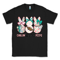 Black easter chilling with my peeps bunny Classic Tee - MaliasSmallBusiness