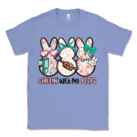 Colony Blue easter chilling with my peeps bunny Classic Tee - MaliasSmallBusiness