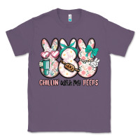 Lavender easter chilling with my peeps bunny Classic Tee - MaliasSmallBusiness