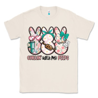Natural easter chilling with my peeps bunny Classic Tee - MaliasSmallBusiness