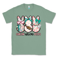 Sage easter chilling with my peeps bunny Classic Tee - MaliasSmallBusiness