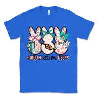 True Royal easter chilling with my peeps bunny Classic Tee - MaliasSmallBusiness