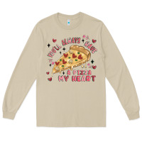 Mushroom you'll always have a pizza my heart Long Sleeve Tee - MaliasSmallBusiness