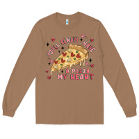 Toasted Coconut you'll always have a pizza my heart Long Sleeve Tee - MaliasSmallBusiness