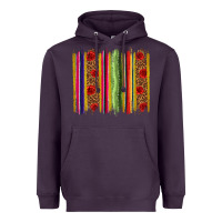 Plum Mexico Serape Brushstroke Heavyweight Hoodie - texasbilliewilder