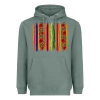 Sage Mexico Serape Brushstroke Heavyweight Hoodie - texasbilliewilder