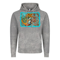 Cloud Rock western wooden wheel cowboy boots Vintage Hoodie - AdoDesignShop