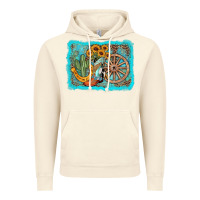 Vintage Artic western wooden wheel cowboy boots Vintage Hoodie - AdoDesignShop