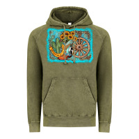 Vintage Olive western wooden wheel cowboy boots Vintage Hoodie - AdoDesignShop