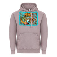 Vintage Zinc western wooden wheel cowboy boots Vintage Hoodie - AdoDesignShop