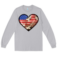 Moon Dust western usa flag heart Long Sleeve Tee - JahusDesignShop