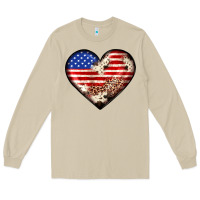 Mushroom western usa flag heart Long Sleeve Tee - JahusDesignShop