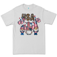 Dove Grey usa america gnome Premium Tee - CowhideDigitalArt