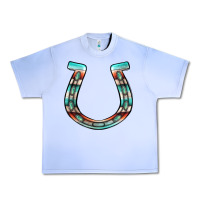 Grape Ice serape turquoise horseshoe Urban Heavy Tee - Jasminsmagicworld