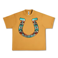 Peanut Butter serape turquoise horseshoe Urban Heavy Tee - Jasminsmagicworld