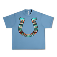 Pebble Blue serape turquoise horseshoe Urban Heavy Tee - Jasminsmagicworld