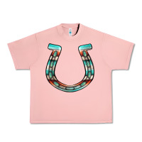 Salmon serape turquoise horseshoe Urban Heavy Tee - Jasminsmagicworld