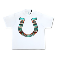 White serape turquoise horseshoe Urban Heavy Tee - Jasminsmagicworld