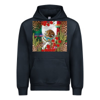 Navy Mexico flag Urban Hoodie - FaDigitalArtStudio
