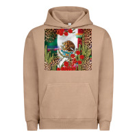 Pigment Burro Mexico flag Urban Hoodie - FaDigitalArtStudio