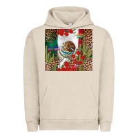 Pigment French Oak Mexico flag Urban Hoodie - FaDigitalArtStudio