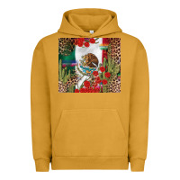 Pigment Peanut Butter Mexico flag Urban Hoodie - FaDigitalArtStudio