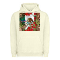 Pigment Pistachio Mexico flag Urban Hoodie - FaDigitalArtStudio