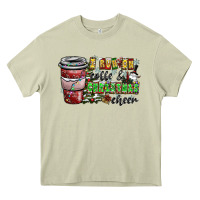 Mossy I Run On Coffee And Christmas Cheer Heavy Core Tee - CowhideDigitalArt