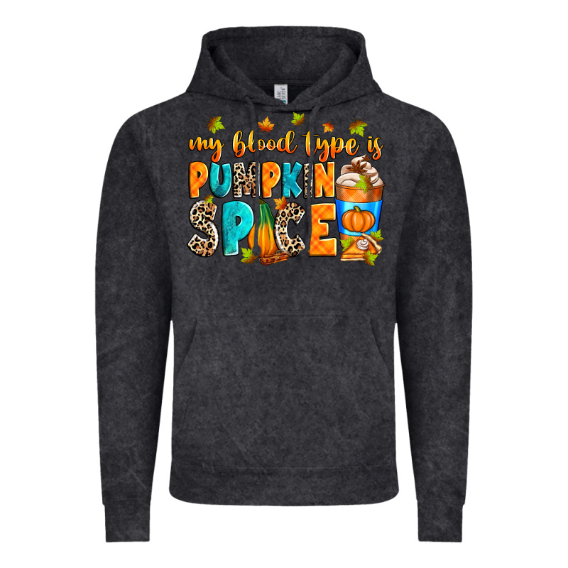 My Blood Type Is Pumpkin Spice Vintage Hoodie by RanaPortraitStore | Teevron