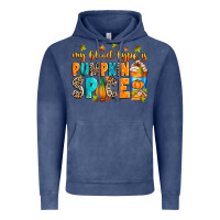 Vintage Denim My blood type is pumpkin spice Vintage Hoodie - RanaPortraitStore