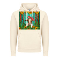 Vintage Artic goat with sunflower and cactus Vintage Hoodie - Artiststas
