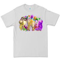 Dove Grey mardi gras tooth Premium Tee - RacoonDesign