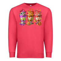 Cardinal Hallothanksmas coffee cups Premium Sweatshirt - NancyCooperArtShop