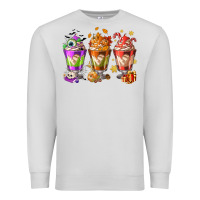 Dove Grey Hallothanksmas coffee cups Premium Sweatshirt - NancyCooperArtShop