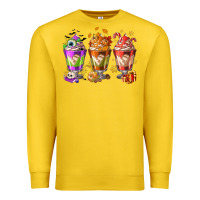 Lemon Hallothanksmas coffee cups Premium Sweatshirt - NancyCooperArtShop