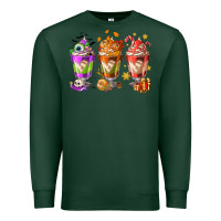 Sports Green Hallothanksmas coffee cups Premium Sweatshirt - NancyCooperArtShop